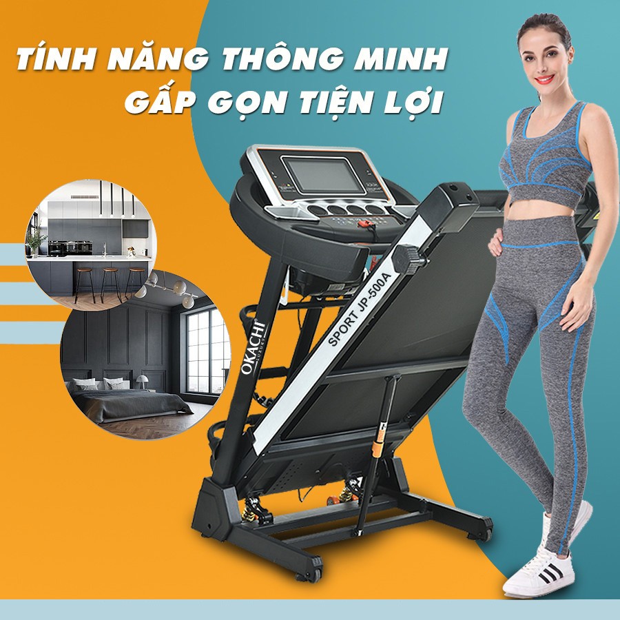 Máy chạy bộ đa năng OKACHI JP-500A